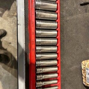 Snap on socket set 3/8 - 1 1/8 standard
